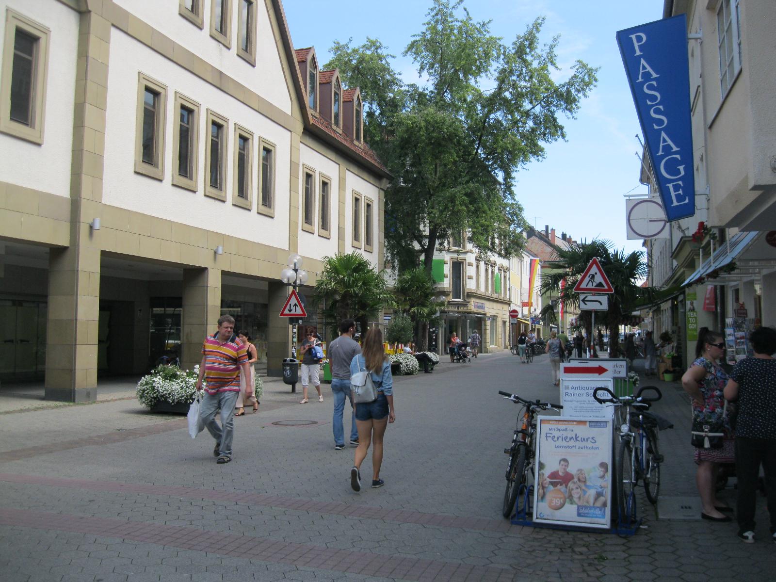 Near the town square