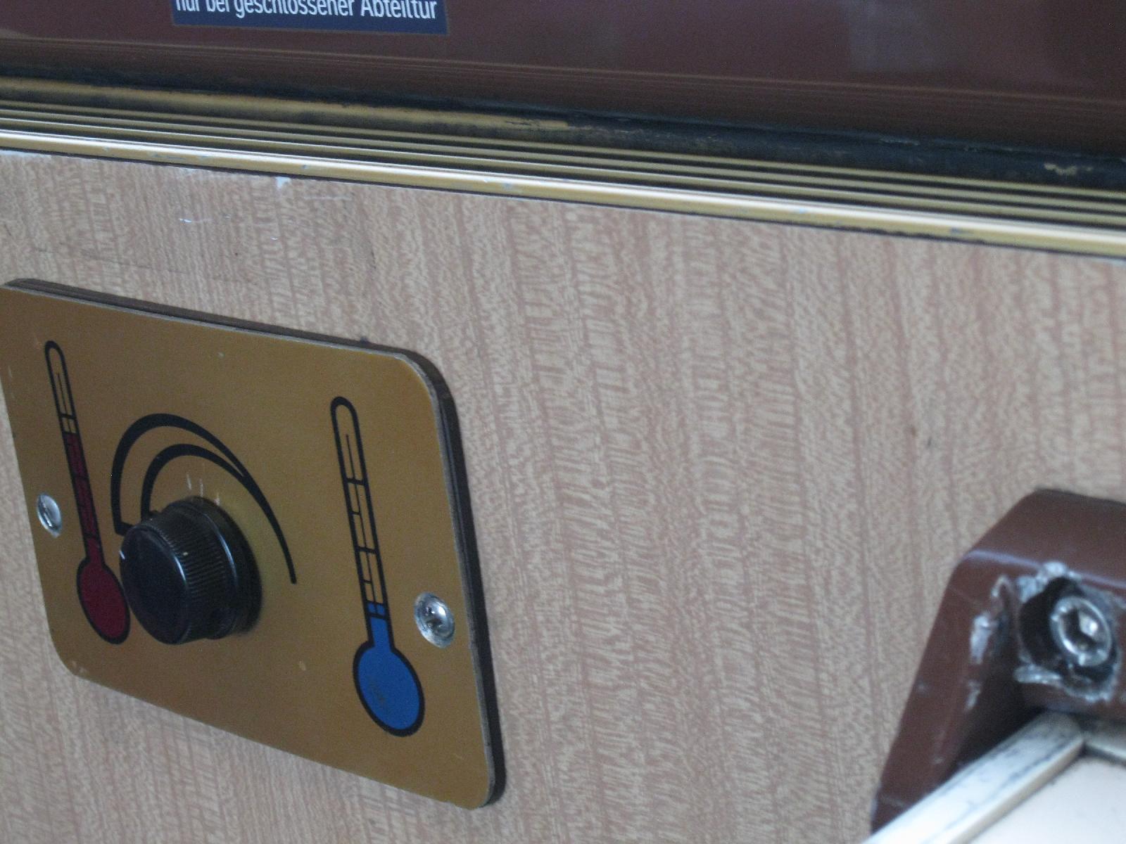 Themostat for our compartment.  The knob would not turn.
