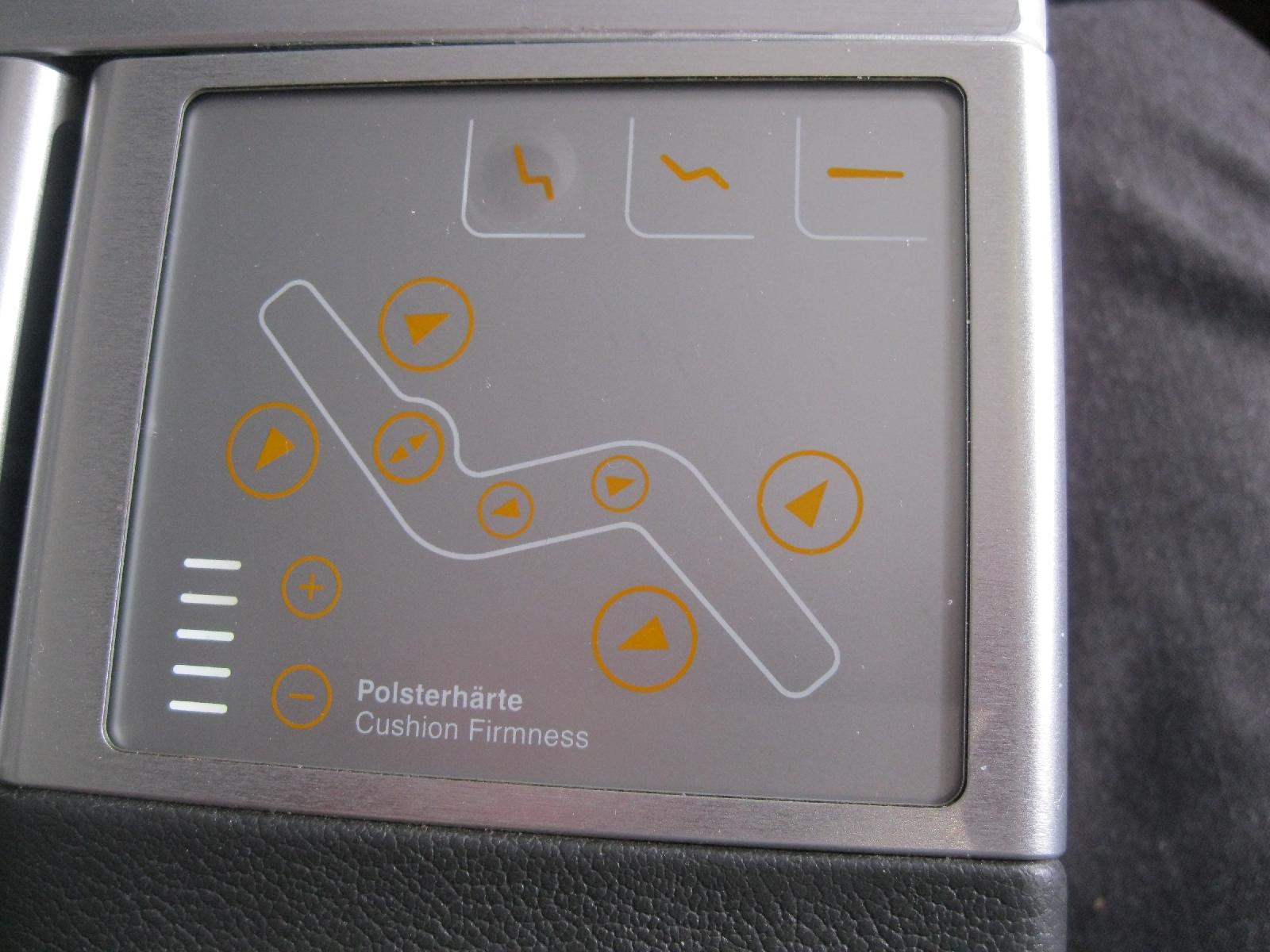 Seat Control Panel