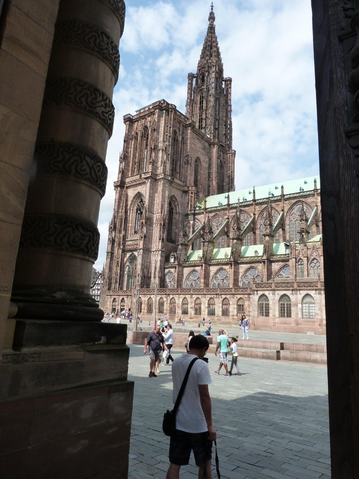 The Cathedral Tower dominates the skyline in the city center