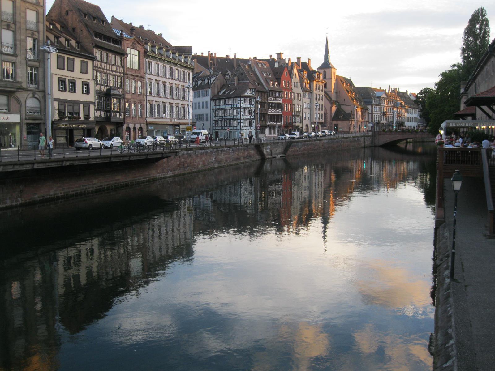The calm evening river