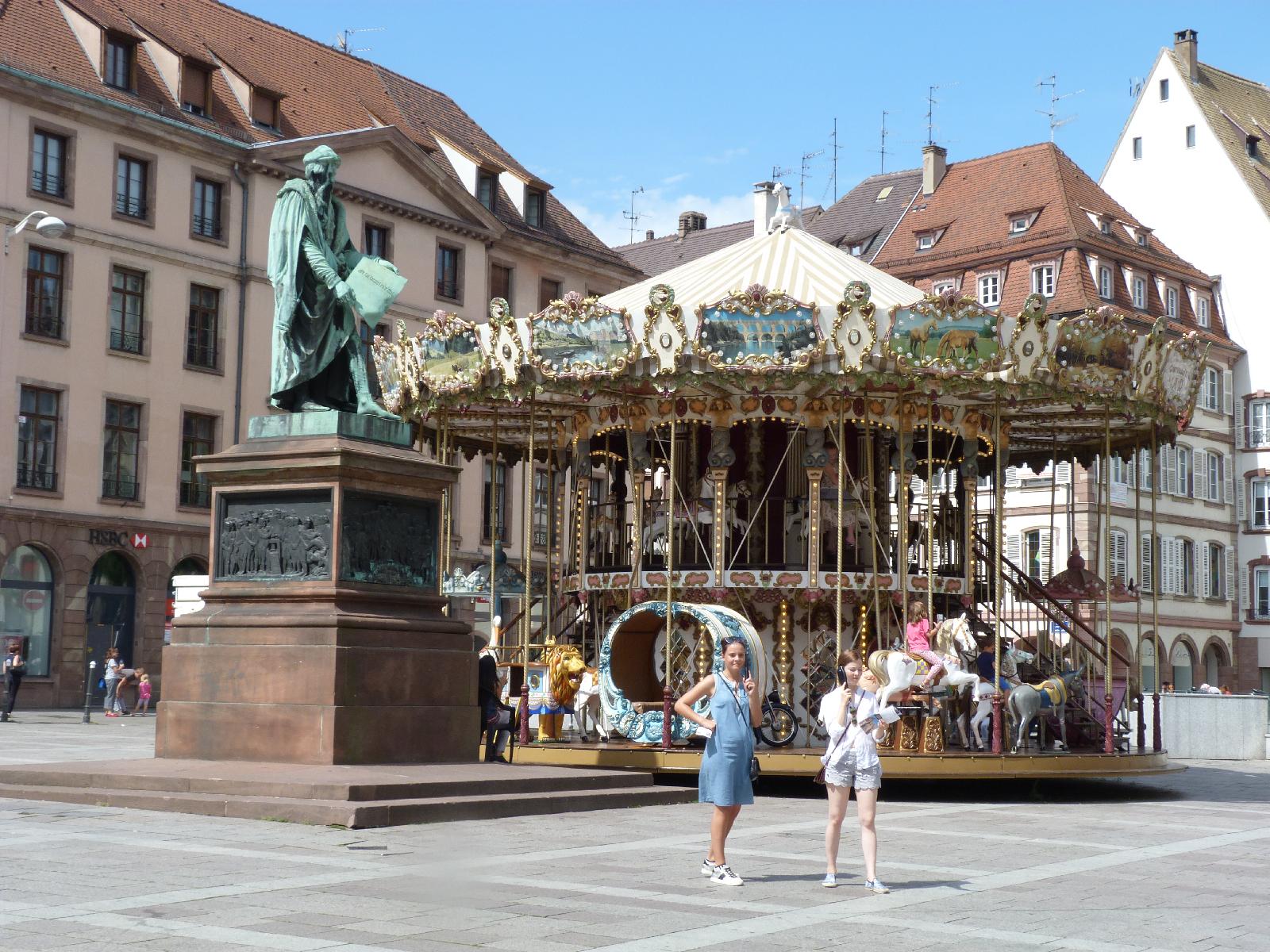 Gutenberg statue in Gutenberg Place