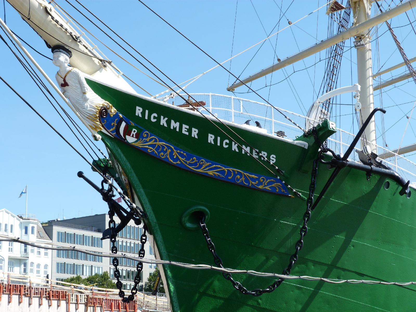 Old Sailing Ship Converted to a Restaurant  and Museum