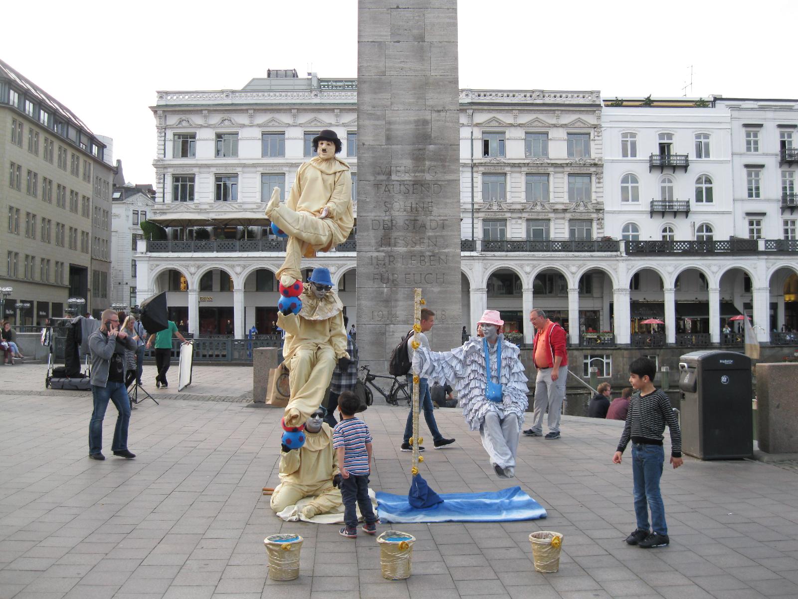 Mimes in Hamburg